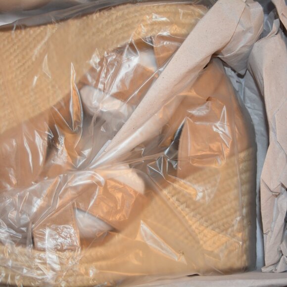 🤎 NIB Lisa Vicky Gemi-V Tan Suede 4” Espadrille Wedge Sandals – Size 10M 🤎 - Picture 3 of 10